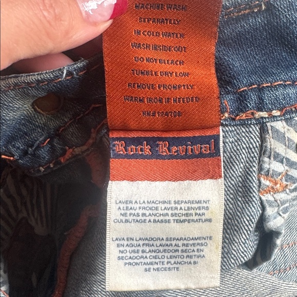 Rock Revival Jeans - Low Rise Alania Boot - Size 29 - Picture 6 of 9